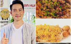 Nguyễn Phi Hùng bày đậu hũ non xóc hột vịt muối, miến tôm, cơm sườn lạp xưởng