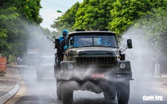 Yêu cầu không phun khử khuẩn ngoài trời, vào người do kém hiệu quả và ảnh hưởng sức khỏe