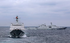 Mỹ - Trung 'đe' nhau bằng tập trận