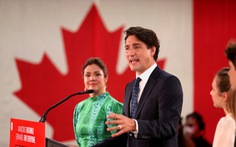 Ông Justin Trudeau tái đắc cử thủ tướng Canada