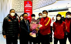 10 thành viên đầu tiên của đội tuyển nữ Việt Nam đã có mặt tại Ấn Độ