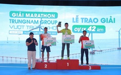 Kết quả cuộc đua marathon Trung Nam ‘Vượt trùng khơi’ 2022