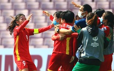 Tuyển nữ Việt Nam - Myanmar 2-2: Trận kịch tính đoạt vé vào tứ kết gặp Trung Quốc ngày 30-1