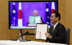 Nhật - Úc ký hiệp ước quốc phòng, Trung Quốc nói 'mong đại dương thái bình'