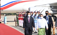 Myanmar trải thảm đỏ đón ông Hun Sen