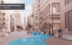 Samsung giới thiệu kính chắn gió nhìn xuyên thấu mọi vật trên đường