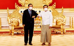 Ông Hun Sen gặp Thống tướng Myanmar