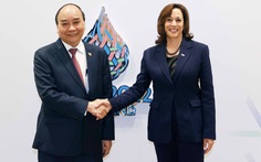 Chủ tịch nước gặp Phó tổng thống Mỹ Harris, chuyển lời mời Tổng thống Biden thăm Việt Nam