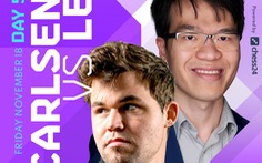 Thắng 2 ván nhưng Quang Liêm vẫn thua ‘vua cờ’ Magnus Carlsen