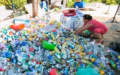 Rác nhựa ở Cần Giờ mỗi năm thêm 15.000 tấn