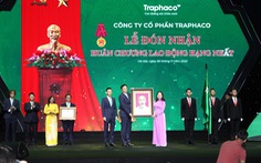 Công ty Traphaco kỷ niệm 50 năm thành lập, nhận Huân chương Lao động hạng nhất