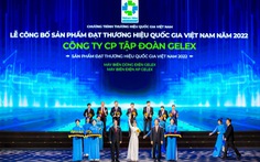 GELEX và đơn vị thành viên đạt giải thưởng Thương hiệu quốc gia năm 2022
