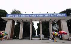 Hà Nội bỏ một phần rào công viên Thống Nhất, thêm phố đi bộ