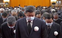 Hình ảnh lễ truy điệu cố Chủ tịch Trung Quốc Giang Trạch Dân