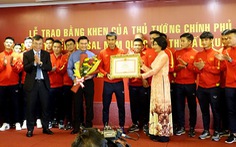Tuyển futsal Việt Nam nhận bằng khen của Thủ tướng Chính phủ