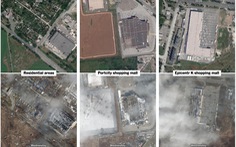 Thiệt hại nặng do pháo kích ở Mariupol nhìn từ ảnh vệ tinh