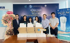 Lễ bàn giao máy siêu âm bỏ túi Vscan Air cho dự án VSUM
