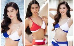 Thí sinh Miss World Vietnam 2022 trong trang phục bikini
