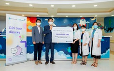 Shinhan Life Việt Nam hỗ trợ bệnh nhi Ung thư máu Bệnh viện Nhi đồng TP.HCM