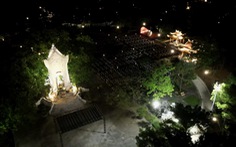 Nghĩa trang Trường Sơn, đôi bờ Hiền Lương, Thành cổ Quảng Trị rực sáng trong ngày thống nhất