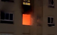 Căn hộ chung cư Tô Ký Tower ở quận 12 bốc cháy sau tiếng cự cãi
