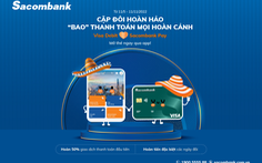 Nhiều ưu đãi khi mở mới thẻ thanh toán Sacombank Visa trên ứng dụng Sacombank Pay