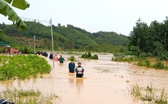 Phía nam Lâm Đồng ngập nặng chỉ sau một trận mưa