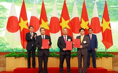 VietCredit ký hợp tác với Hitachi và VietnamPost trong chuyến thăm Việt Nam của thủ tướng Nhật