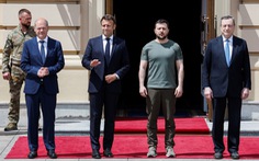 Ông Macron cùng lãnh đạo Đức, Ý đến Ukraine, Điện Kremlin nói gì?
