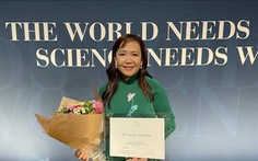 TS Hồ Thị Thanh Vân được trao giải thưởng Nhà khoa học nữ trẻ tài năng thế giới 2022