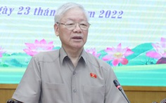 Tổng bí thư Nguyễn Phú Trọng: 'Phải cắt bỏ một vài cành cây sâu mọt để cứu cả cây'