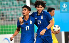 Đánh bại U23 Malaysia, U23 Thái Lan tạm vươn lên đầu bảng