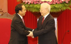 Tổng bí thư: Việt Nam ủng hộ mạnh mẽ công cuộc đổi mới của Lào