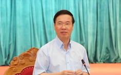 Thường trực Ban Bí thư Võ Văn Thưởng làm việc với Ban thường vụ Tỉnh ủy Bình Định