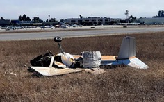 2 máy bay va chạm lúc hạ cánh ở Mỹ: 2 người chết