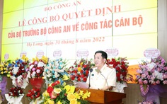 Đại tá Đinh Văn Nơi chính thức nhận quyết định làm giám đốc Công an Quảng Ninh