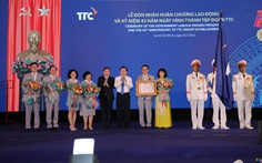 Tập đoàn TTC nhận huân chương lao động