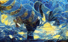Nếu Van Gogh sai AI vẽ tranh rồi chép lại...