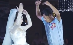 Bố nhảy cùng con gái trong ngày cưới siêu đáng yêu