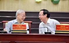 Tổng bí thư Nguyễn Phú Trọng thăm và làm việc với Thành ủy TP.HCM