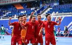 Đánh bại Saudi Arabia, futsal Việt Nam rộng cửa đi tiếp ở giải châu Á 2022