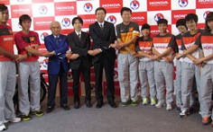 Honda tiếp tục tài trợ cho bóng đá VN