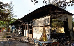 Cháy trường tiểu học, căn tin và phòng thư viện bị thiêu rụi
