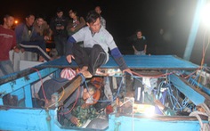 Táu cá vỏ thép Trung Quốc đâm chìm tàu cá Việt Nam