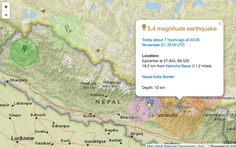 Động đất 5.4 ở Nepal