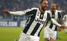 ​Higuain lập công, Juventus quật ngã Roma
