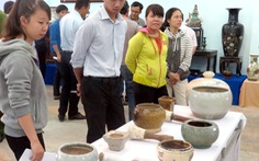 Phong phú cổ vật triển lãm ngành nghề truyền thống Lái Thiêu