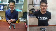 Video:  Nhóm đập phá quán nhậu ở quận 7 bị bắt khi mang theo súng đến Kiên Giang đòi nợ thuê