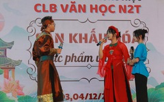 Sân khấu hoá tác phẩm văn học, học trò THPT Nguyễn Trung Trực biểu diễn đầy đam mê