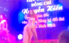Video: Màn 'múa mát mẻ' trong tiệc chia tay, nguyên giám đốc Văn phòng Đăng ký đất đai Bình Định nói gì?